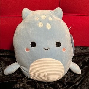 Squishmallow Lune Cute Blue Plush Toy